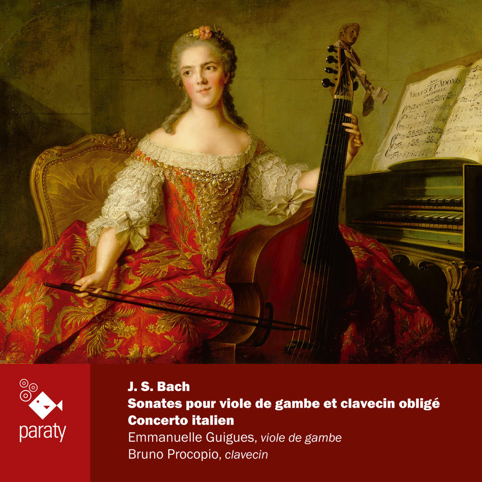 Sonates pour la viole de gambe et le clavecin obligé de J.S.Bach