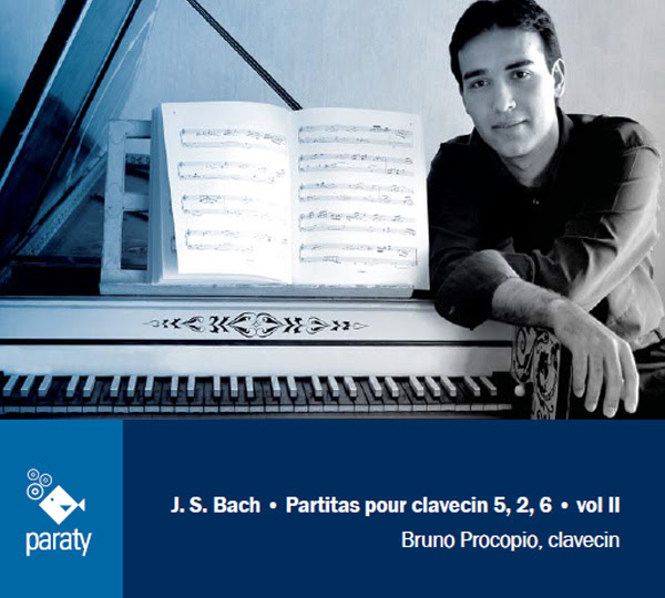 Partitas for harpsichord 5, 2, 6, J.S.Bach